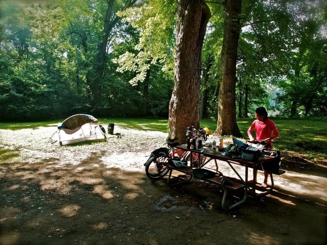 third campsite: little pool campground along the c&o canal